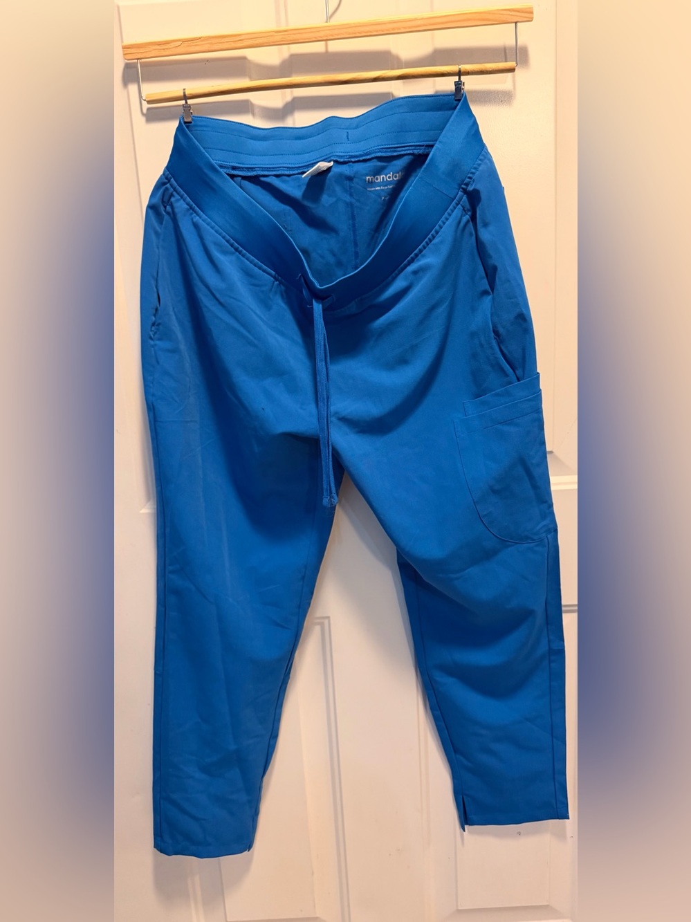 Mandala Blue Women's Utility Jogger Pants - Bold Blue